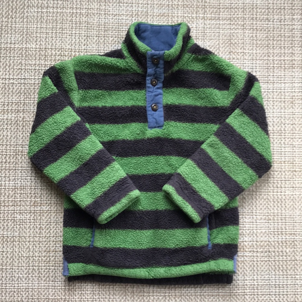 Mini Boden Fleece Pullover (boys' size 6-7)
